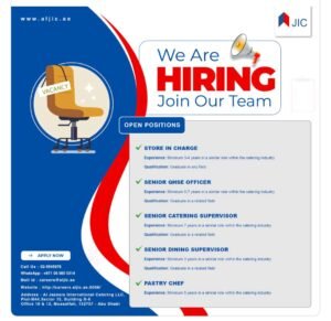 Al Jazeera Catering UAE Jobs 2025: Dates, Venues, and Key Details