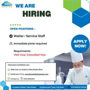 Emirates Taste Catering Careers 2025: Dates, Venues, and Key Details