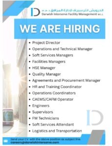 Darwish Interserve Facility Management Recruitments in Qatar 2025: Dates, Venues, and Key Details