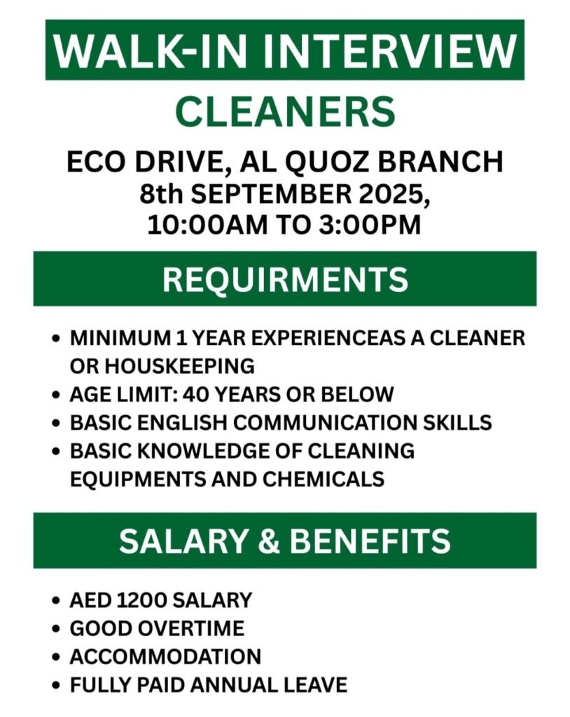 Eco Drive Driving Institute Careers 2025: Dates, Venues, and Key Details
