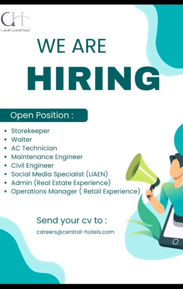 Unlock Your Career: C Central Hotels is Hiring in the UAE!