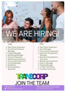 Transcorp International is Hiring in UAE and KSA – Multiple Job Openings Available! 2025