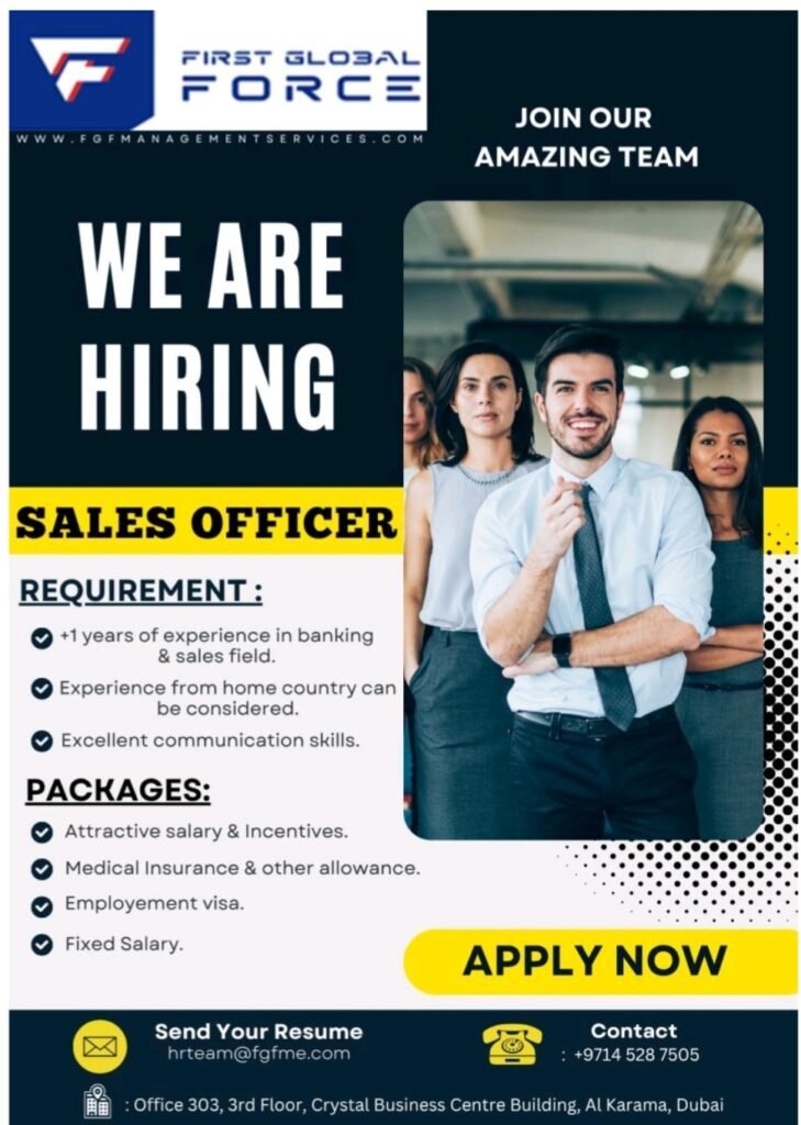 Launch Your Sales Career in Dubai: FGF is Hiring Sales Executives for Cards & Loans 1 1000380582