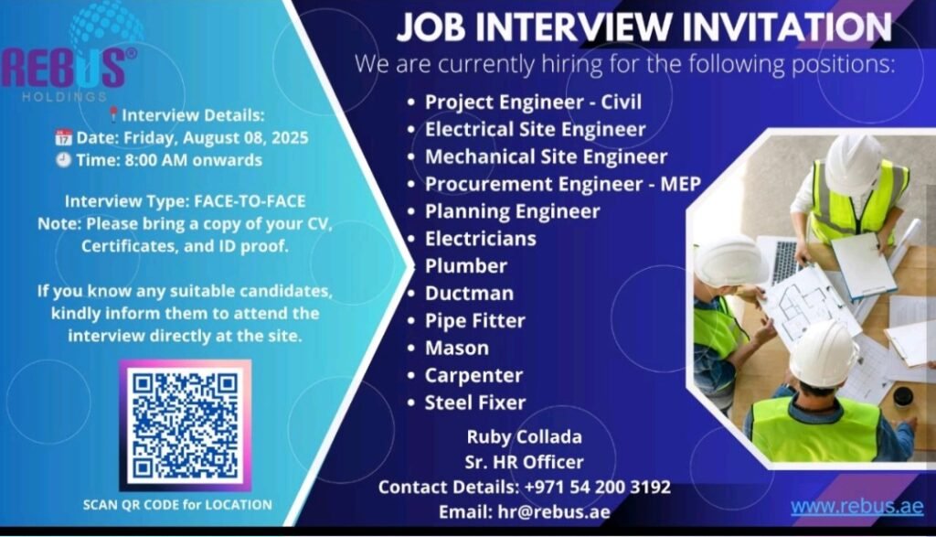 Rebus Holding Walk-In Interviews 2025 1 Rebus Holding Walk-In Interviews 2025