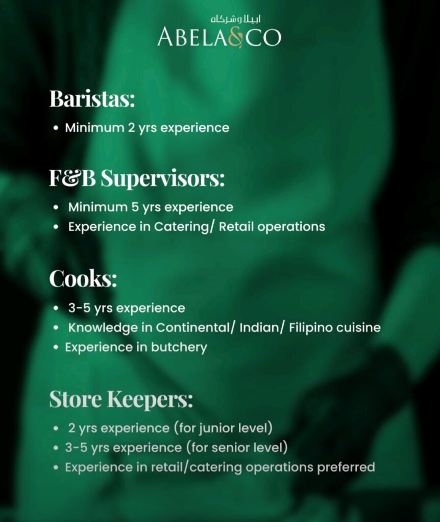 Land Your Dream Hospitality Job in Dubai: Abela&CO Walk-In Interviews 1 Land Your Dream Hospitality Job in Dubai: Abela&CO Walk-In Interviews