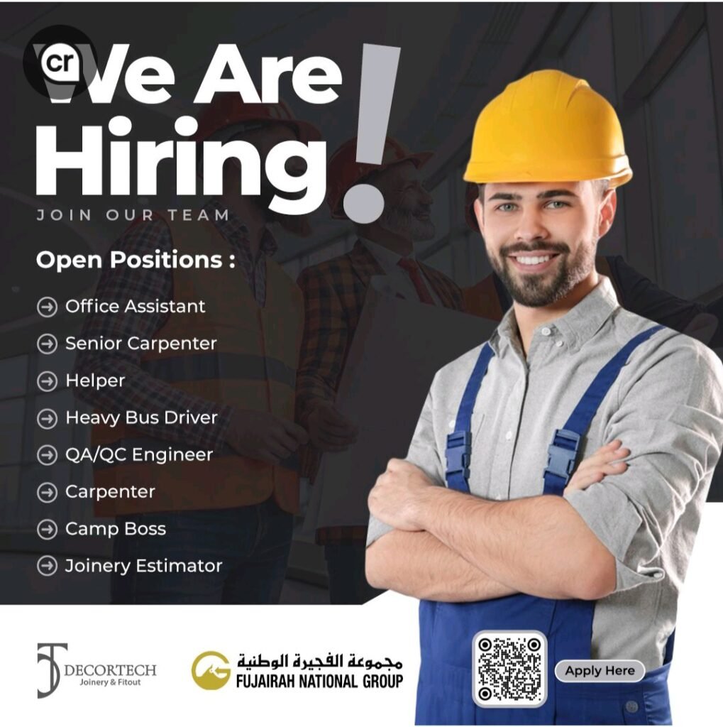 Join Decortech Joinery & Fitout at Fujairah National Group 2025
