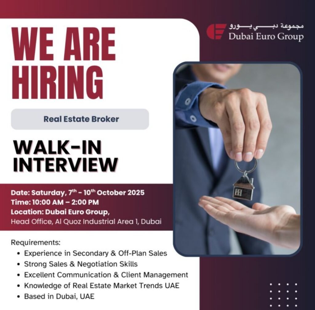 Join the Euro Bake Team: Walk-In Interviews in Dubai