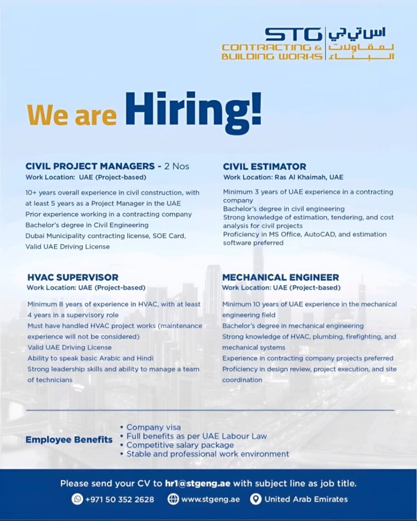 Exciting Project-Based Opportunities with STG Engineering
