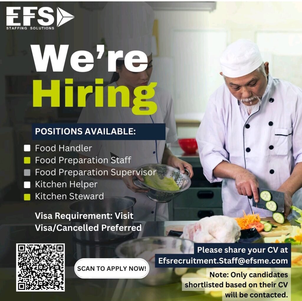 EFS Staffing Solutions is Hiring