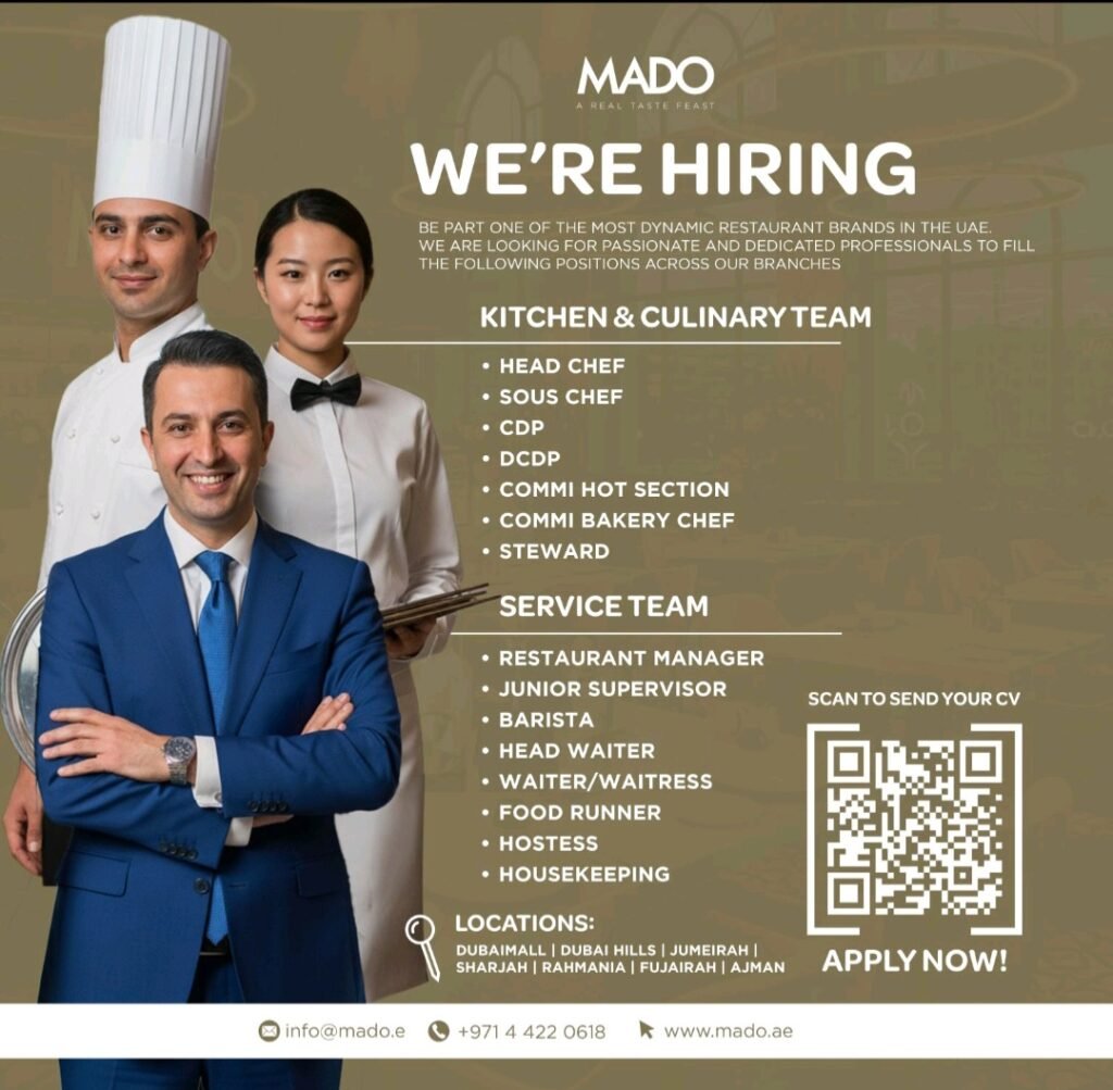 MADO UAE Careers Multiple Job Opportunities 1 MADO UAE Careers Multiple Job Opportunities