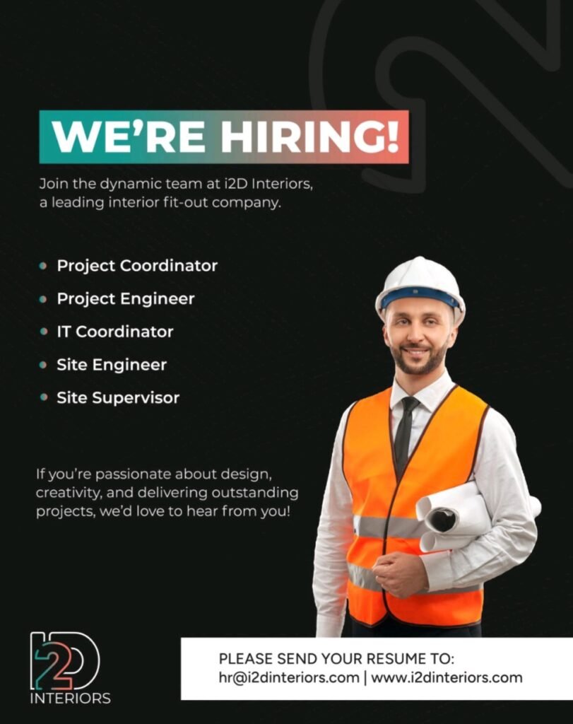 Build Your Career in Interior Design: i2D Interiors is Hiring Now
