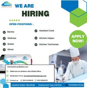 Build Your Career in UAE Hospitality: Emirates Taste Catering is Hiring
