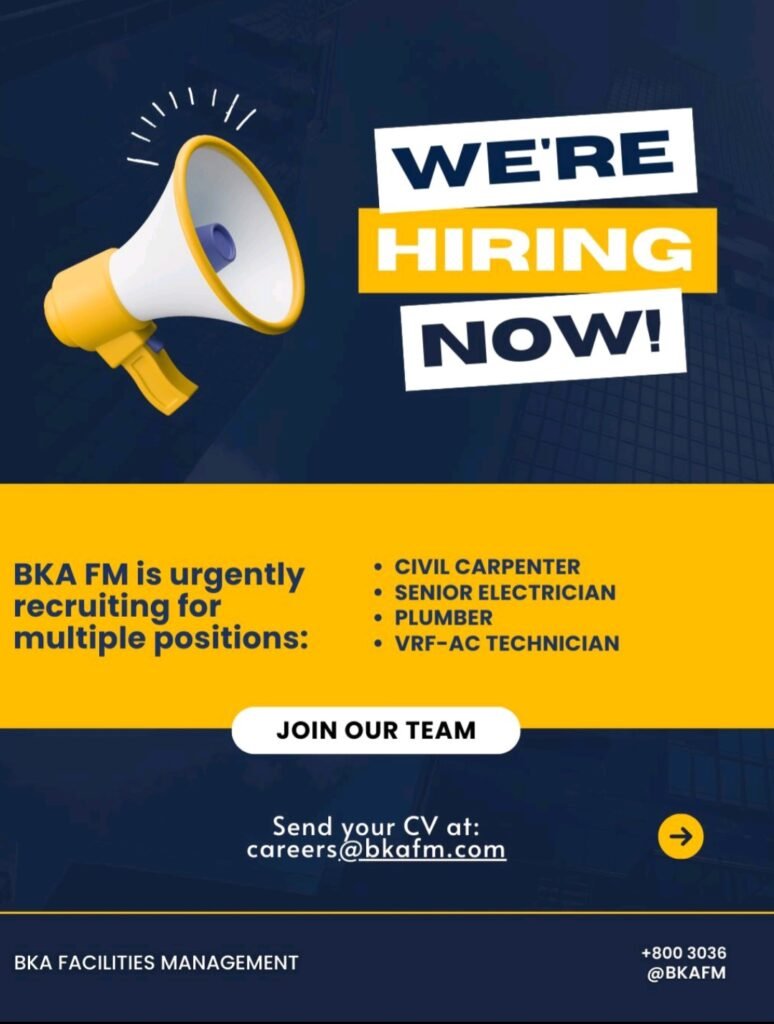 BKA FM is Recruiting Multiple Technical Positions Immediately