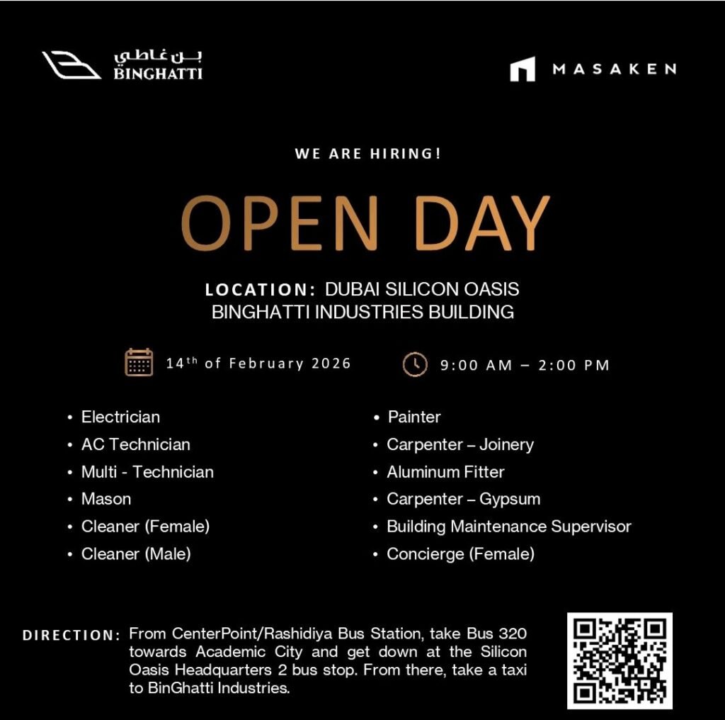 BinGhatti Open Day 2026: Facility Management Jobs in Dubai Silicon Oasis 1 1000554892