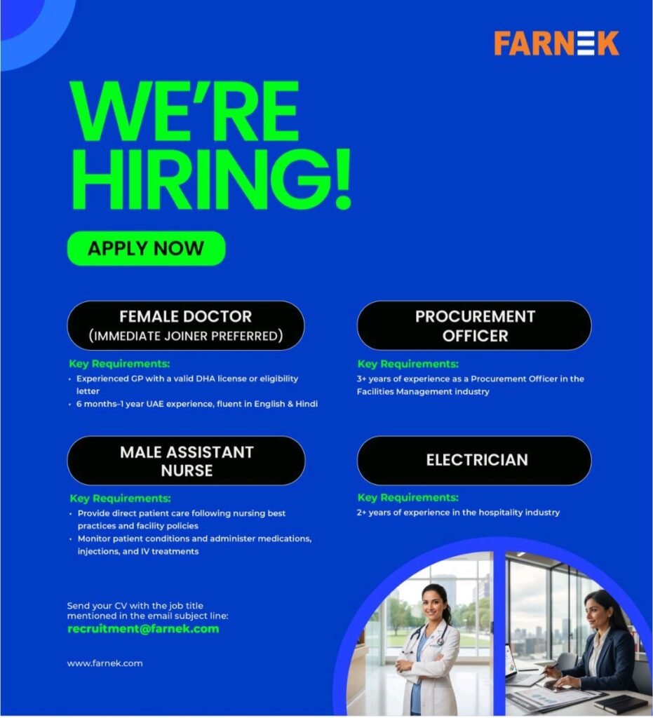 Farnek Services LLC Jobs in UAE 2026 – Latest Hiring Opportunities & How to Apply 1 Farnek Services LLC