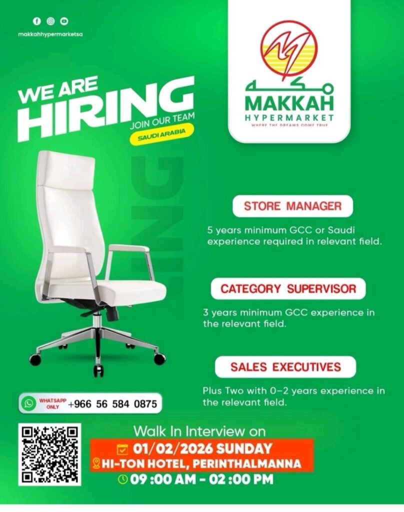 Makkah Hypermarket Walk-In Interview: Your Gateway to Retail Careers in Saudi Arabia 2026 1 Makkah Hypermarket