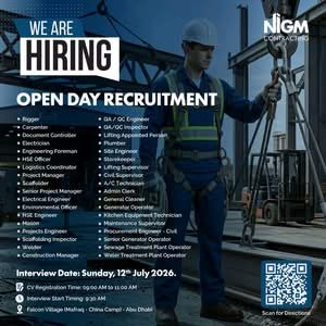 NIGM LLC Walk-In Interview 2026 – Offshore Jobs in Abu Dhabi | Open Day Recruitment
