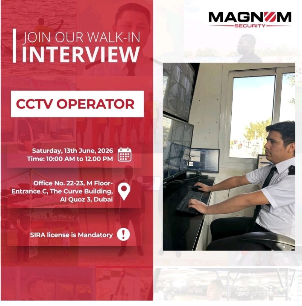 Magnum Security Walk-In Interview 2026 – Security Guard & CCTV Operator Jobs in Dubai 2 Screenshot 20260610 120012 LinkedIn