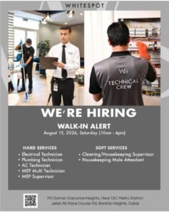 Whitespot Jobs 2026 – Walk-In Interview for Hard & Soft Services