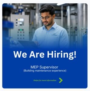 Concordia MEP Supervisor Jobs in Dubai 2026 – Apply Now 1 Concordia MEP Supervisor Jobs in Dubai 2026 – Apply Now