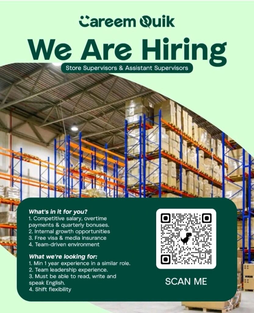 Careem Quik is Hiring Store Supervisors & Assistant Supervisors in UAE 1 Careem Quik