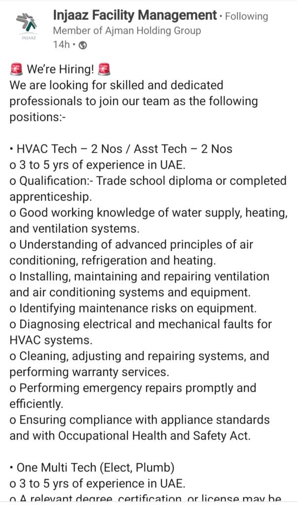 Injaaz Facility Management