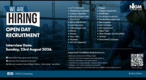 NIGM LLC Jobs 2026 – Open Day Recruitment for Multiple Vacancies in Abu Dhabi