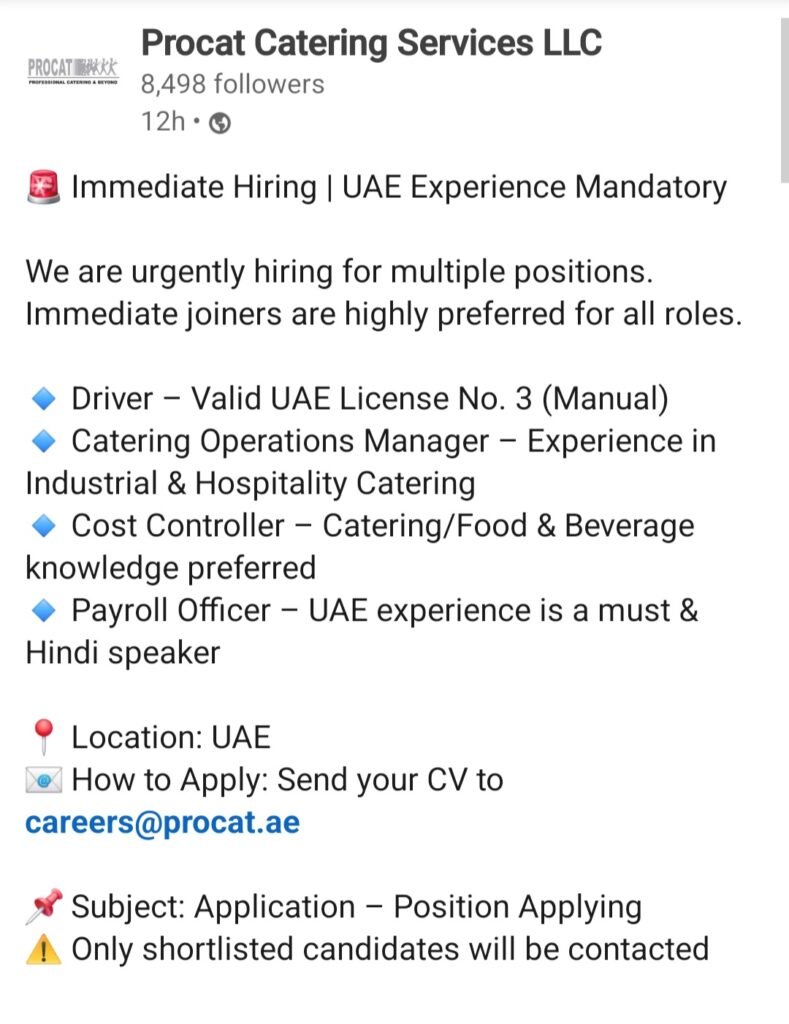 Procat Catering Services