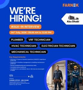 Farnek Services LLC Walk-In Interview 2026 – Latest Facilities Management Jobs in Dubai 1 Farnek Services LLC Walk-In Interview 2026 – Latest Facilities Management Jobs in Dubai
