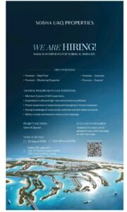 Sobha Al Siniya FZC Walk-In Interview 2026 – Construction & Plant Jobs