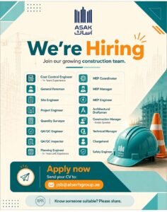 Al Serh Al Kabeer Construction LLC Jobs in UAE 2026 – Multiple Vacancies