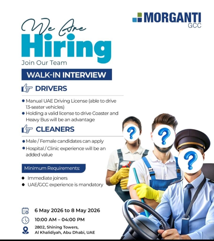 Morganti GCC Walk-in Interview 2026: Drive Your Career Forward in Abu Dhabi 1 Morganti GCC