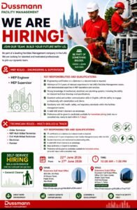 Dussmann Gulf Walk-In Interview 2026 – Facility Management Jobs in Dubai & Abu Dhabi
