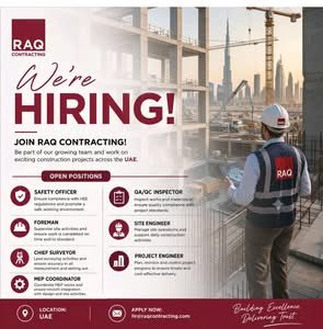 RAQ Contracting Careers UAE 2026 – RAQ Contracting Hiring for Construction Jobs 1 RAQ Contracting Careers UAE 2026 – RAQ Contracting Hiring for Construction Jobs
