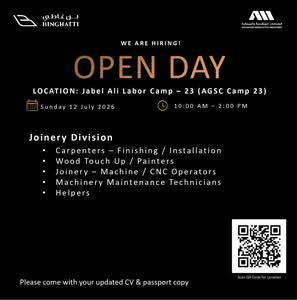Binghatti Open Day Walk-In Interview 2026 – Joinery & Aluminum Division Jobs in Dubai