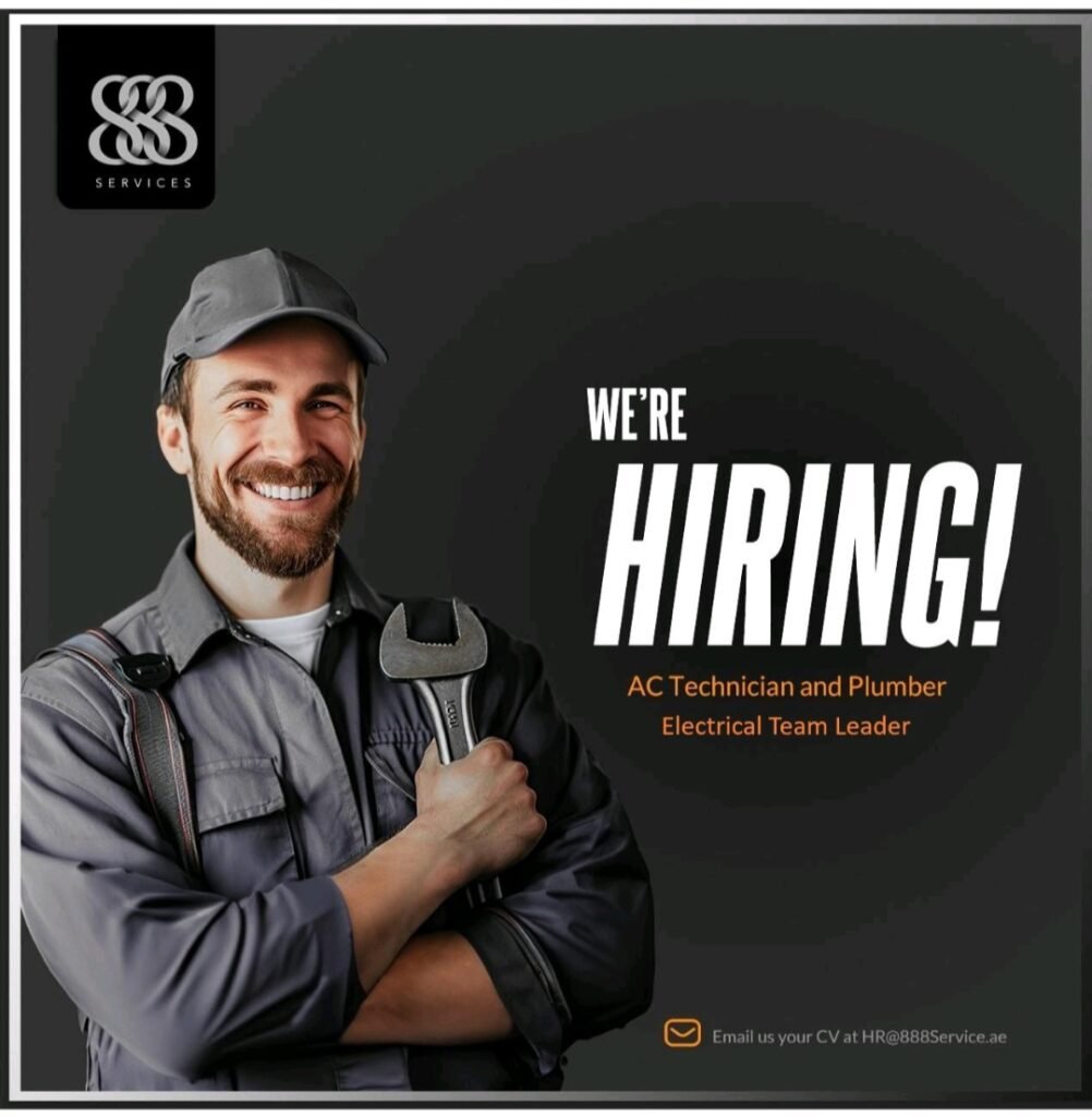 888 Services LLC Careers 2026 – Latest Facility Management Jobs in UAE