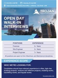 Trojan Construction Holding Walk-In Interview 2026 | Latest UAE Construction Jobs 1 Trojan Construction Holding Walk-In Interview 2026 | Latest UAE Construction Jobs