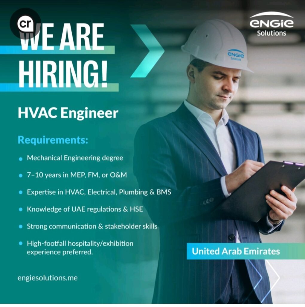 ENGIE Solutions Middle East HVAC Engineer Jobs in UAE 2026 1 ENGIE Solutions