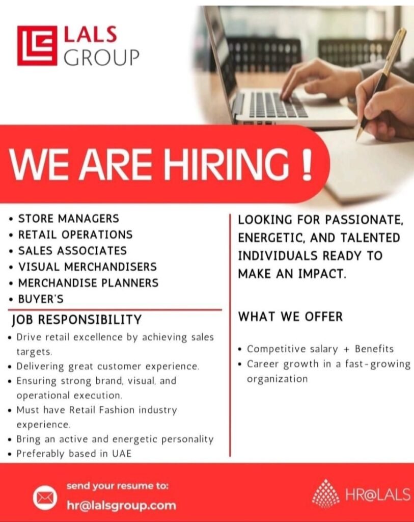 LALS Group Jobs in Abu Dhabi 2026 – Retail Careers & Hiring Opportunities 1 LALS Group