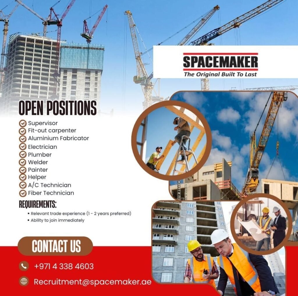 Spacemaker Jobs in UAE – Open Positions and Recruitment Opportunities 1 Spacemaker