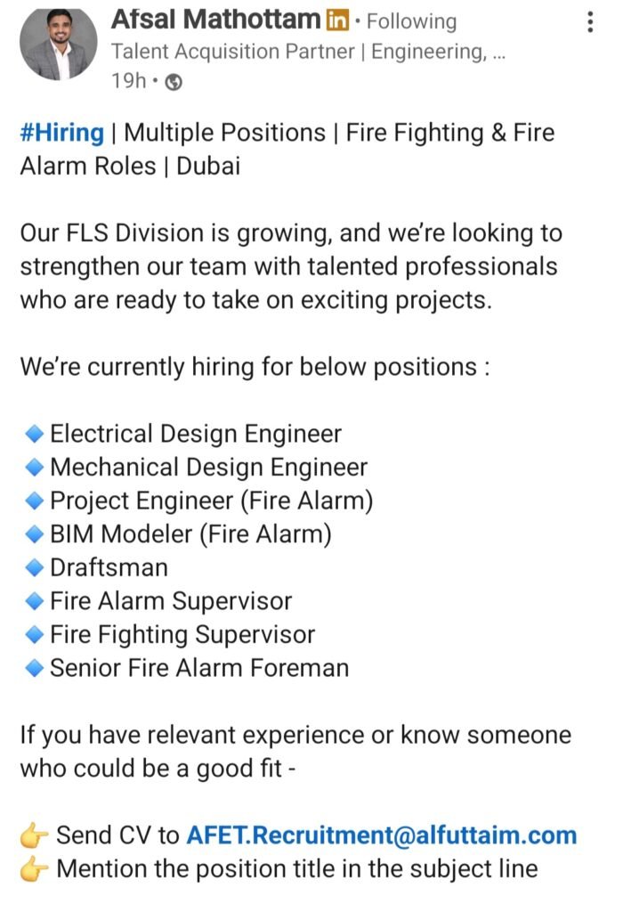 Al-Futtaim Jobs in Dubai 2026 – Multiple Facilities Management & Fire Fighting Vacancies 1 Al-Futtaim Jobs in Dubai 2026 – Multiple Facilities Management & Fire Fighting Vacancies