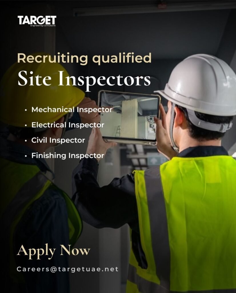 Target Engineering Consultants Careers 2026: Site Engineers and Site Inspectors Jobs in Dubai & Abu Dhabi 1 Target Engineering Consultants