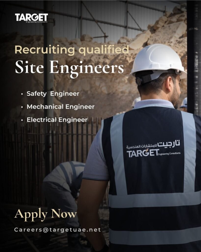 Target Engineering Consultants Careers 2026: Site Engineers and Site Inspectors Jobs in Dubai & Abu Dhabi 2 Target Engineering Consultants