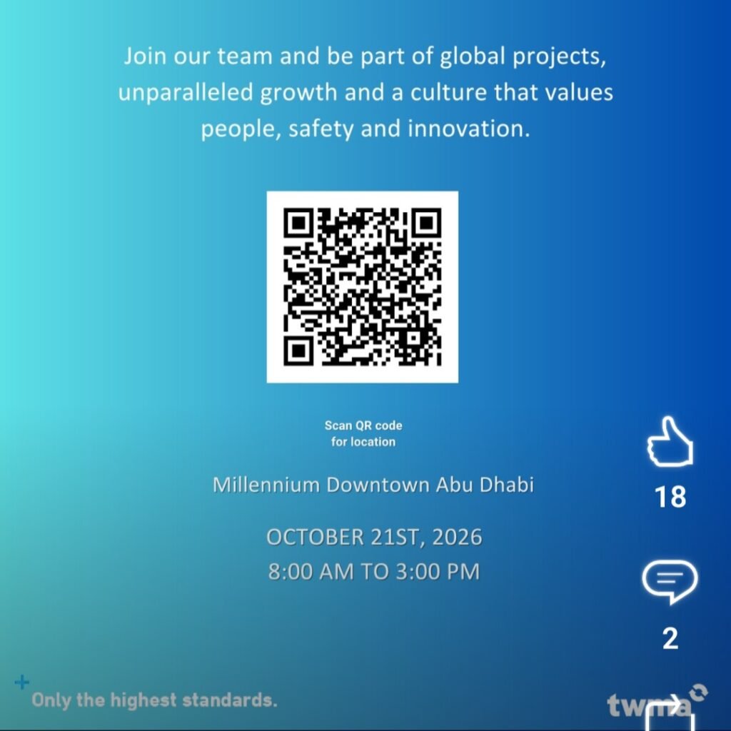 TWMA Recruitment 2026 Abu Dhabi – Walk-In Interview for Multiple Jobs 2 TWMA